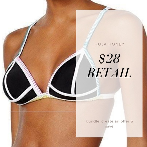 XS Hula Honey Swim Bikini Top - Picture 1 of 3